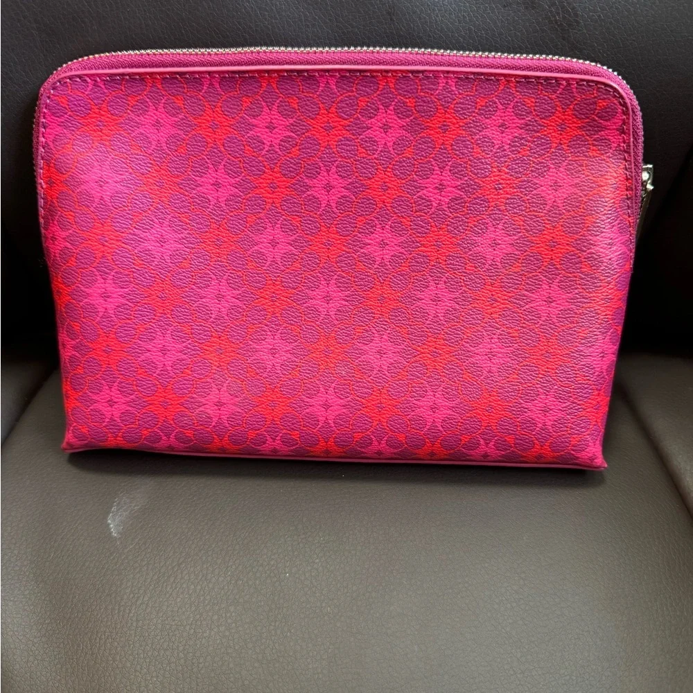 Coach Magenta Signature Cosmetic Case